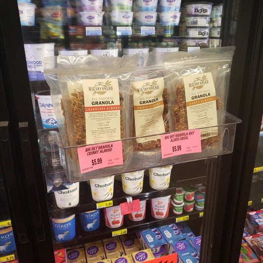 Big Sky Bread's granola and cookies are now available at local Birmingham Piggly Wiggly's!