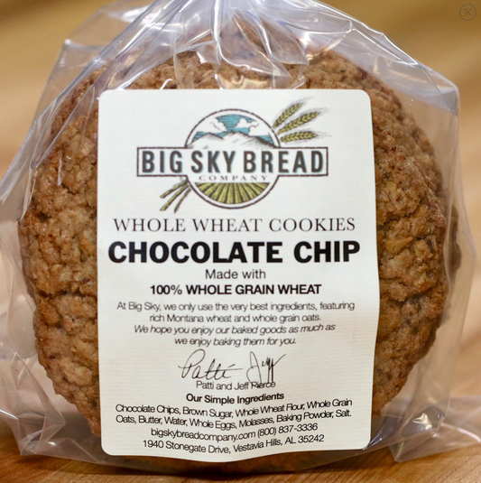 Big Sky Chocolate Chip Cookies- just in time for Halloween!