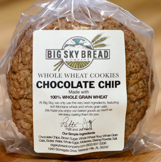 Big Sky Chocolate Chip Cookies- just in time for Halloween! 