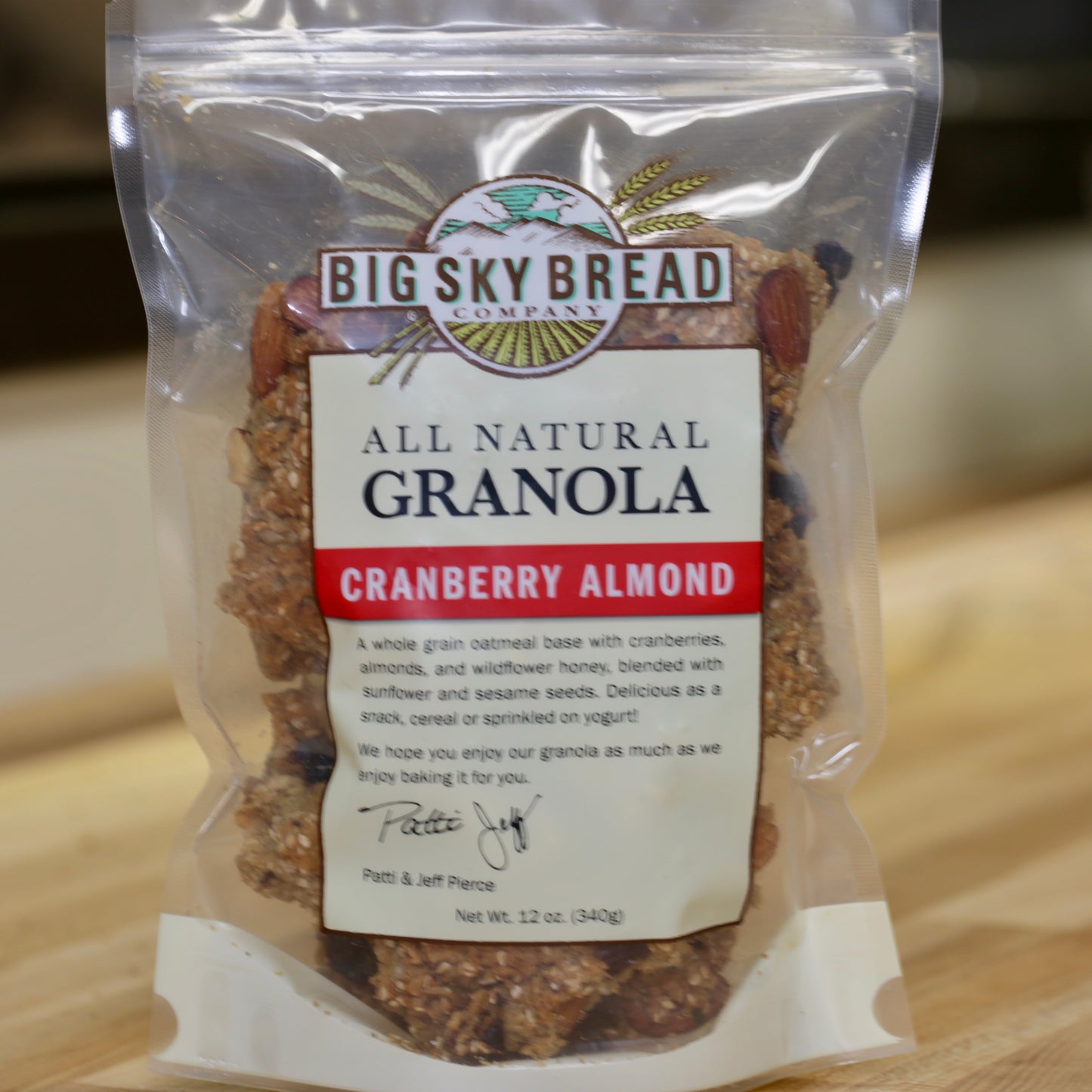 Big Sky Bread Company All Natural Cranberry Almond Granola