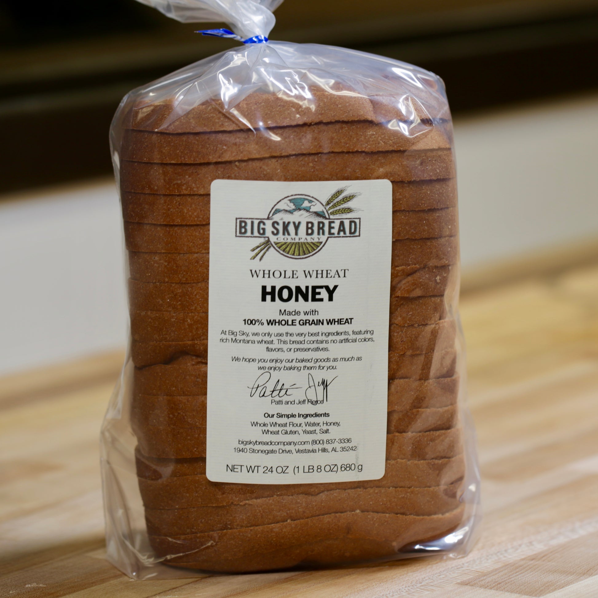 Big Sky Bread Company Whole Wheat Honey Bread